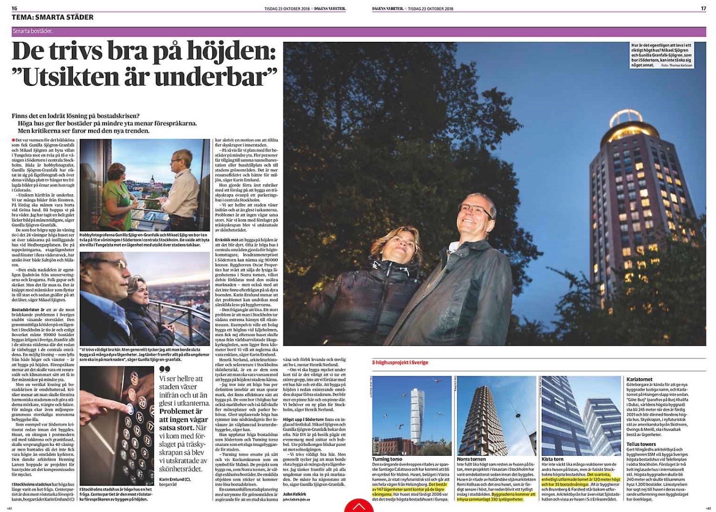 Du visar för närvarande Dagens Nyheter 2018-10-23