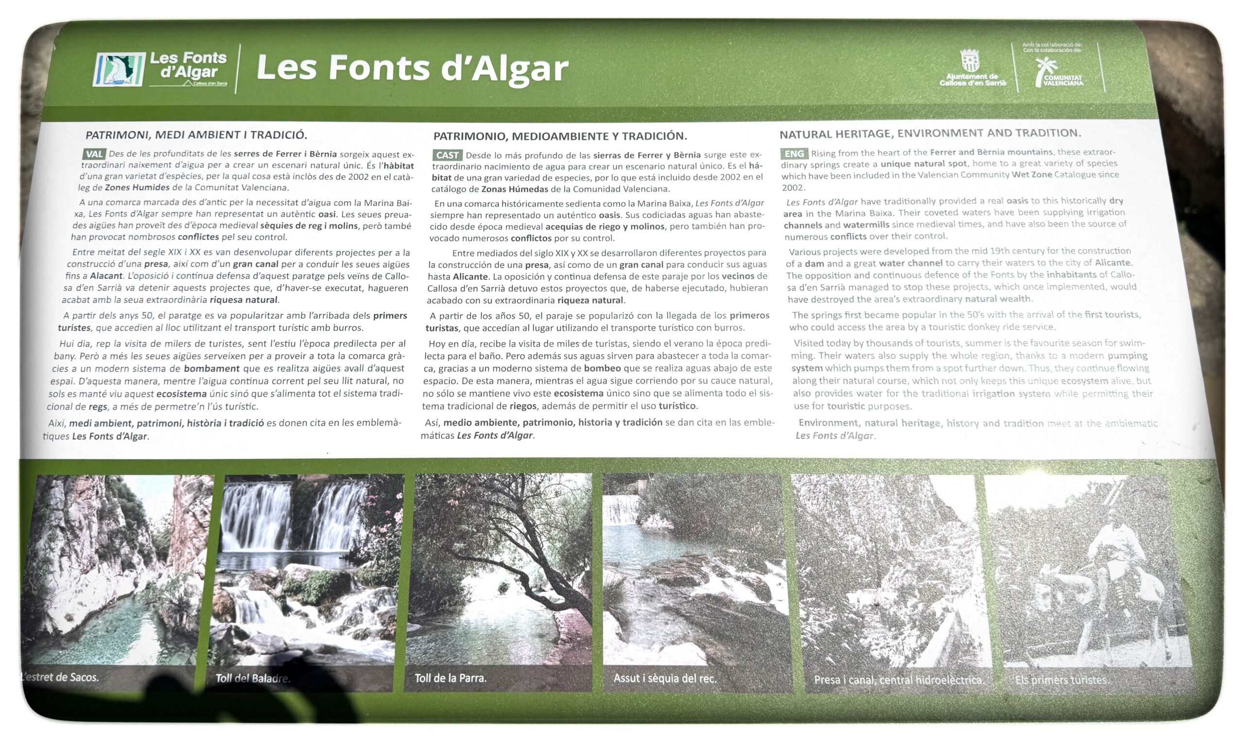 Du visar för närvarande Las Fuentes del Algar…
